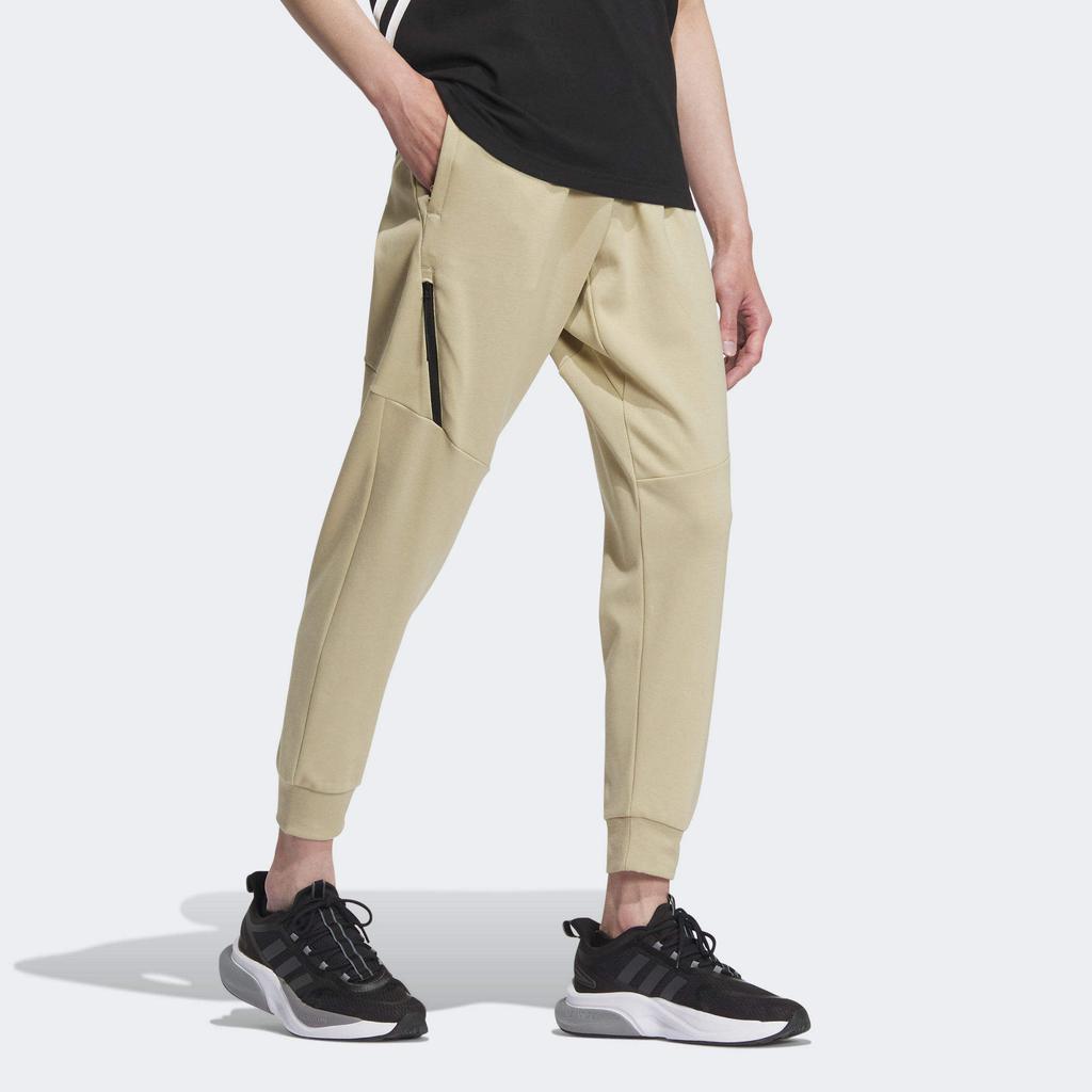 Adidas Sportswear Solid Logo Jogger Pants Men Bottoms Light-Brown IP4967