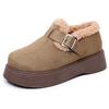 Обувь отправляется зимой, велюровые и теплые Birkenstocks, однопедальные, на толстой подошве, повседневные и удобные, снегоступы.