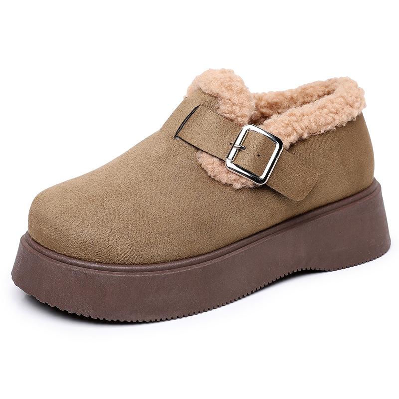 Обувь отправляется зимой, велюровые и теплые Birkenstocks, однопедальные, на толстой подошве, повседневные и удобные, снегоступы.