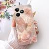 Прозрачный чехол для Realme Narzo N53 RMX3761 Милый Кот Модная Бабочка Роскошный 2D Расписной Корпус для Realme Note 50 RMX3834 Обложка