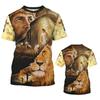 Summer Hip Hop Series Digital 3D Printed Men's Street Short Sleeved Sports T-shirt Top