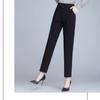 Autumn Wintern Commuting Wind Casual Korean Stytle Warm Women Pants Elastic High Waist Leisure Office Straight Trousers Ladies