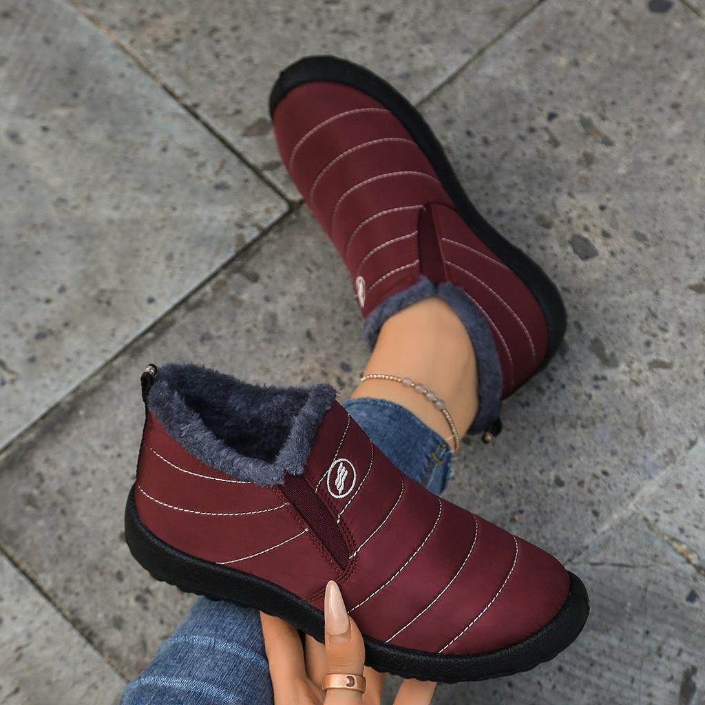 Новые хлопковые ботинки большого размера, утепленные и утолщенные зимние ботинки, теплая повседневная обувь