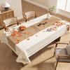 Скатерть Водонепроницаемая и Маслостойкая Не оставляющая следов Атмосферная Скатерть для Обеденного Стола Легкая Роскошная Высококлассная Скатерть для Кофейного Столика