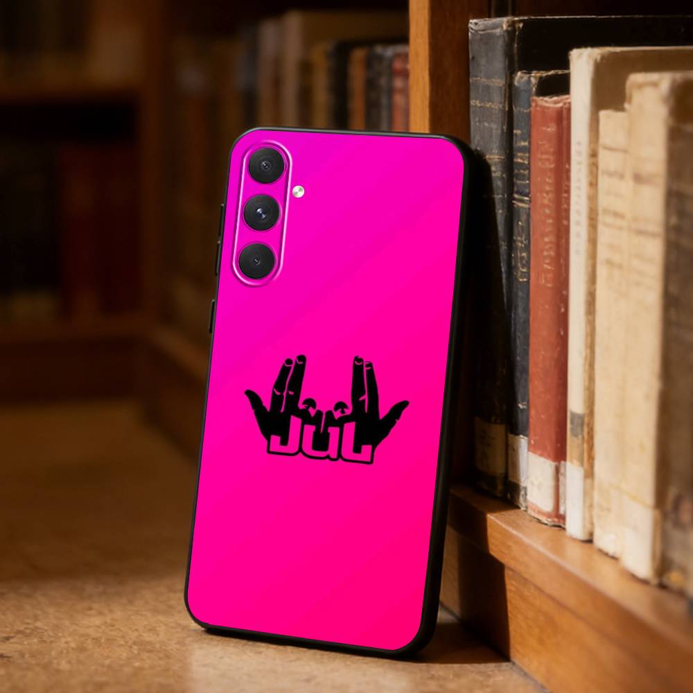 Чехол для телефона H-Hots Juls Rapper Logo Для Samsung S26,S25,S24,S23,S22,S21,Plus,Fe,Lite,Другие Черный Чехол