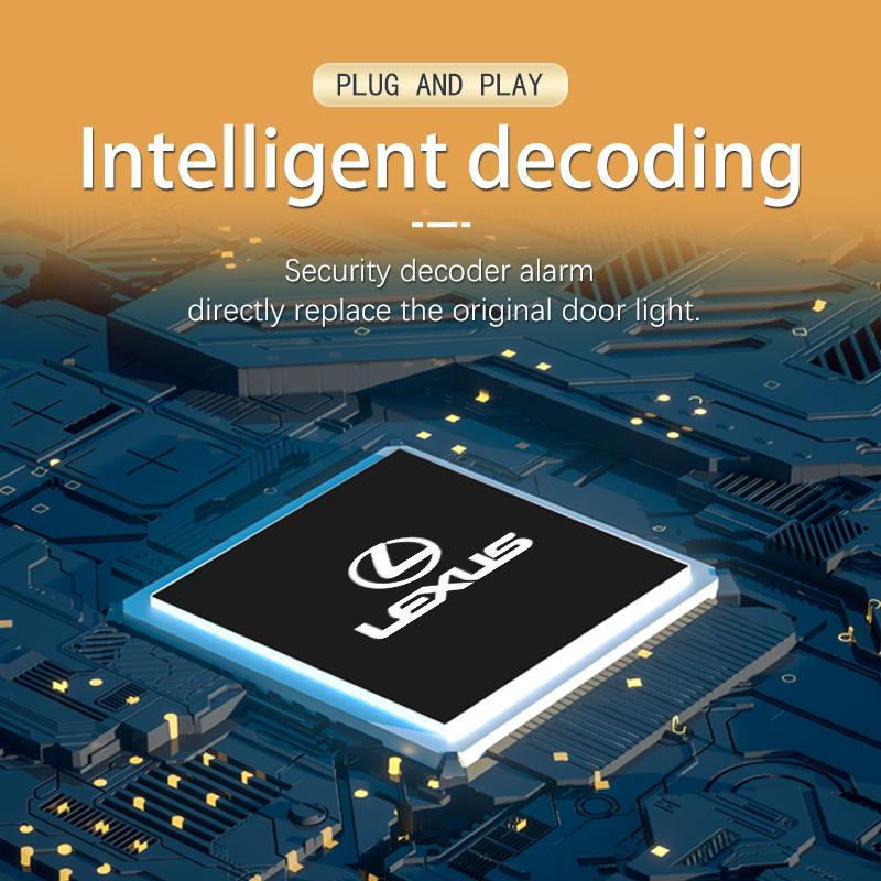 Для Lexus ES ES250 ES300 ES350 RX RX300 GX UX LX470 LX570 RC Светодиодный проектор приветствия на дверь автомобиля Теневой свет Автоаксессуары