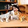 Симулятор детской станции тигр плюшевая игрушка мягкая плюшевая игрушка дикое животное лесной тигр подушка куклы для мальчиков подарки на день рождения валентинка