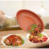 8/10/12 Inch Frying Pan Nonstick Frying Pans with Ceramic Titanium Coating Round Copper Egg Pan Kitchen Cookware