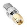 2шт SMA Male to F Female RF Коаксиальный адаптер Прямой соединительный разъем