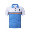 Printed Short Sleeved Shirt Men's Casual Lapel Polo Shirt