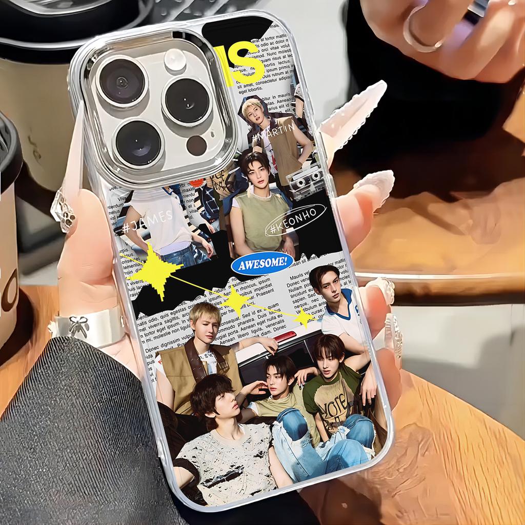 Чехол для телефона Kpop C-CORTIS для iPhone 17 16e 16 15 14 13 12 11 mini Pro Max X XR XSMAX 8 7 Air Plus Прозрачный Мягкий Чехол