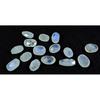 52Cts .Natural Rainbow Moonstone Fancy Cabochon Loose Gemstone 15 Pcs Lot RML-808
