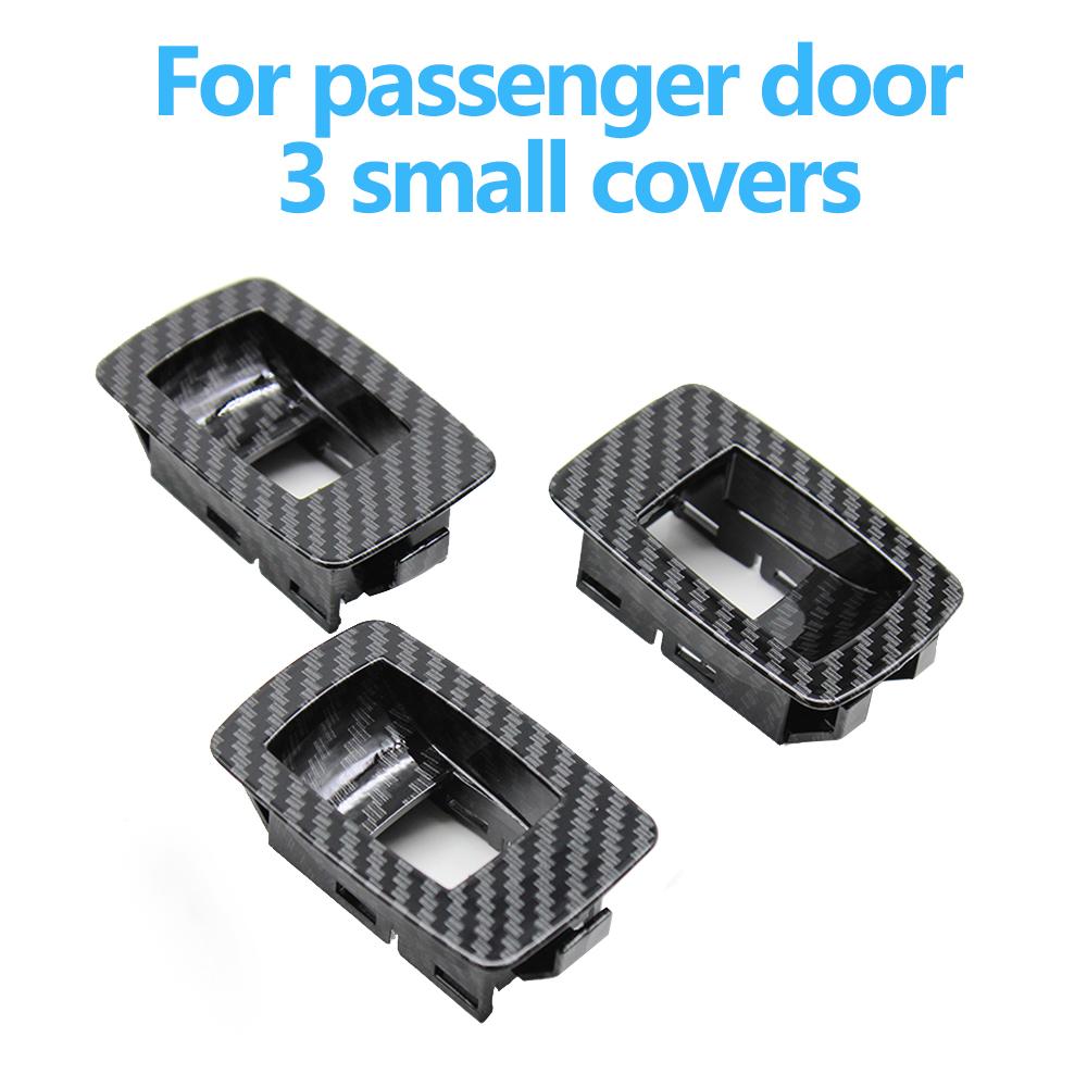 LHD Left Hand Driver Carbon Fiber Interior Door Pull Handle Armrest Panel Full Set For BMW 3 Series E90 E91 316 318 320 325