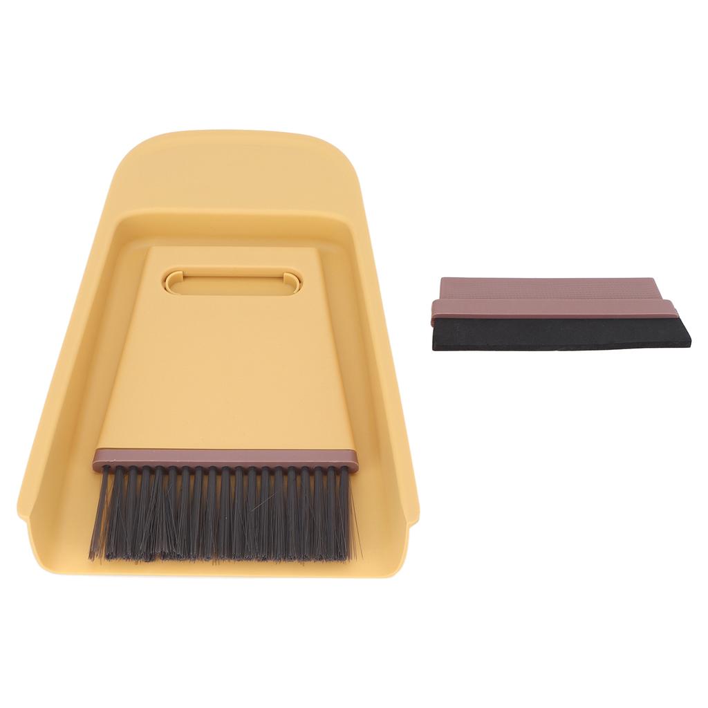 Mini Dustpan Brush Set 3 In 1 Multipurpose Mini Cleaning Broom Brush for Desk Office Pet Nest