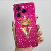 Чехол для Infinix Hot 40 Pro 40i Корона Буква Funda Мягкая Жидкая Силиконовая Задняя Крышка Для Infinix Hot40 Hot40i 40Pro Бампер Оболочка