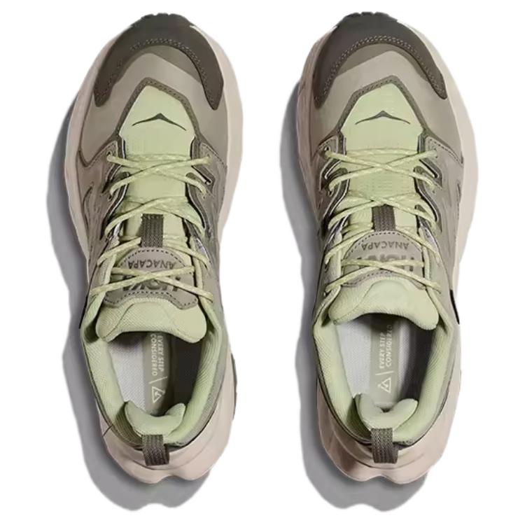 HOKA One One Anacapa Low GORE TEX 'Зеленый цвет ячменного зерна' 1136670-BYS