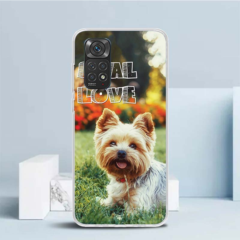 Yorkshire Terrier Dog Puppy Cover for Xiaomi Redmi Note 15 14 13 12 Pro Plus Phone Case 14S 11S 11T 11E 10S 10 4G Pattern Shell