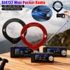 SI4732 0.5-108 МГц Портативное радио LSB USB AM FM Карманное мини-радио 1,9-дюймовый IPS-экран HF SW MW VHF Радиоприемник с антенной