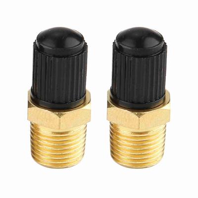 2 шт. 1/8" NPT MPT Латунный клапан заполнения ресивера воздушного компрессора