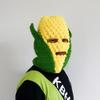 Hat Rice Monster Hood Funny Vegetable and Fruit Mask Pullover Hat Corn Wool Hat Autumn and Winter Warm Knitted Hat