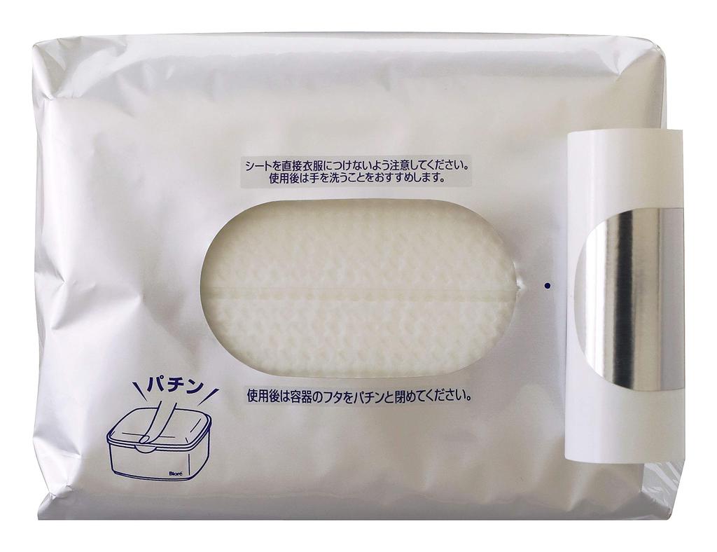 Biore Smooth Powder Sheets Deodorant Unscented Refill 36 Sheets