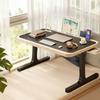Adjustable Laptop Bed Tray Table Portable Standing Desk Bedside Computer Desk with Storage Drawer Foldable Lap Tablet Table for Sofa