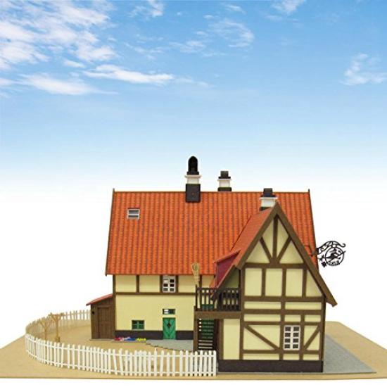 Набор Sankei Miniatuart Studio Ghibli Series Delivery Service Guchoki Pan Store Scale Paper Craft Kiki's 1/150 MK07-02