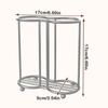 Multifunctional Paper Cup Holder Stainless Steel Paper Cup Organizer  Office