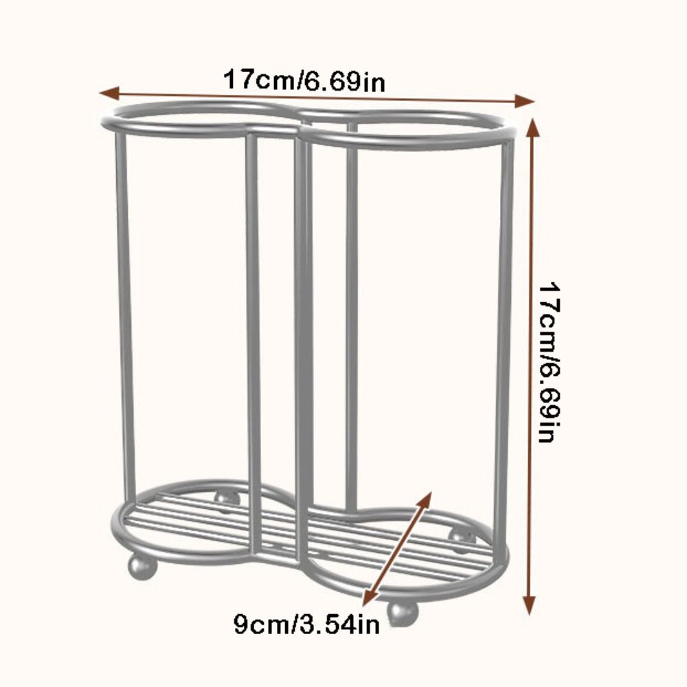 Multifunctional Paper Cup Holder Stainless Steel Paper Cup Organizer Office