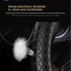 Чехол на руль автомобиля, 38 см, сделай сам, натуральная кожа, тисненая оплетка на руле с игольной нитью, автомобильный Стайлинг
