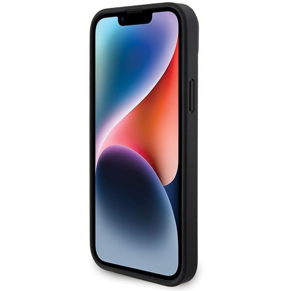 BMW Bmhcp15M22Nbck iPhone 15 Plus / 14 Plus 6.7 Черный/Black Кожа Углерод