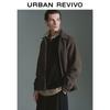 UR Men's Textured Lapel Casual Jacket