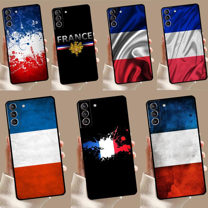 France National Flag Case For Samsung Galaxy S24 Ultra S20 S21 FE Note 10 20 Ultra S8 S9 S10 S22 S23 Plus Cover