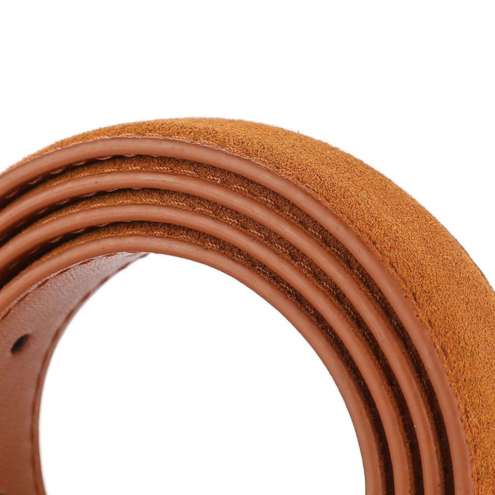 Повседневный замшевый кожаный ремень Модные ремни для брюк и платьев Модный ремень с пряжкой-пином Подарки