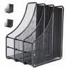 File Holder Large Capacity Order Storage Metal File Folder Organizers for Office School Home