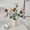 Real Touch Silk Hydrangea Flowers 3 Heads Fake Plants Artificial Hydrangea Flowers  Home Room Decor