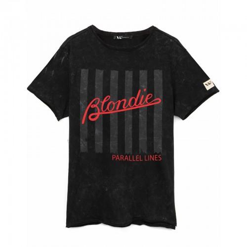 Blondie Unisex Adult Parallel Lines T-Shirt