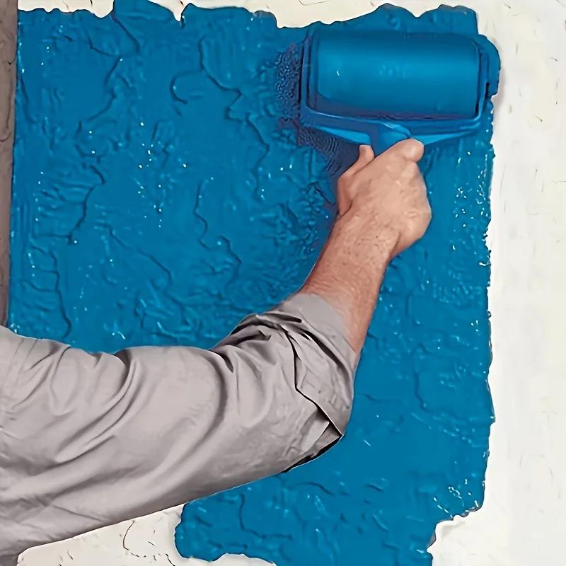 1 шт. Самогрунтующаяся большая барабанная щетка, кисть для покраски стен, кисть для покраски латексной краской, принадлежности для покраски