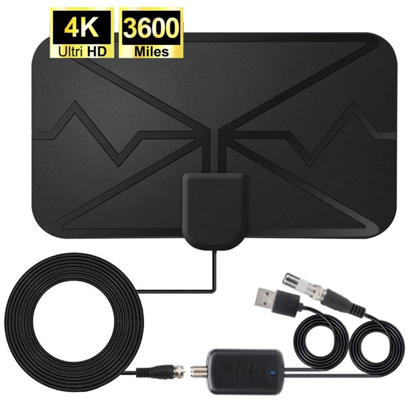 3600 миль HD цифровая телевизионная антенна Крытый DVB-T2 HDTV усилитель сигнала приемник 4k ТВ антенна
