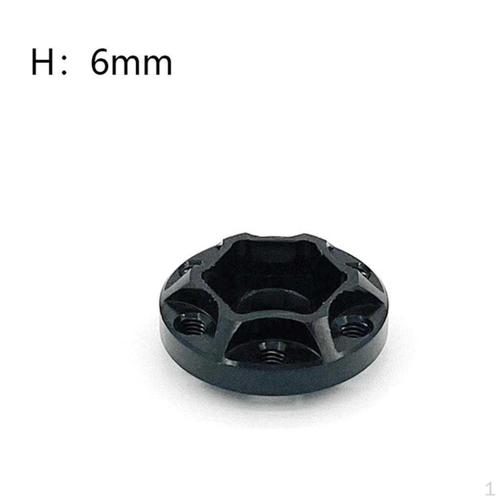 Hexagon Wheel Hubs Spare Parts Aluminum Alloy Modification Accessories Widening for RC Crawler
