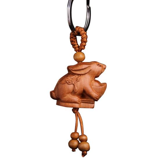 Резьба деревянный кулон брелок для ключей сумка висит декор подарок