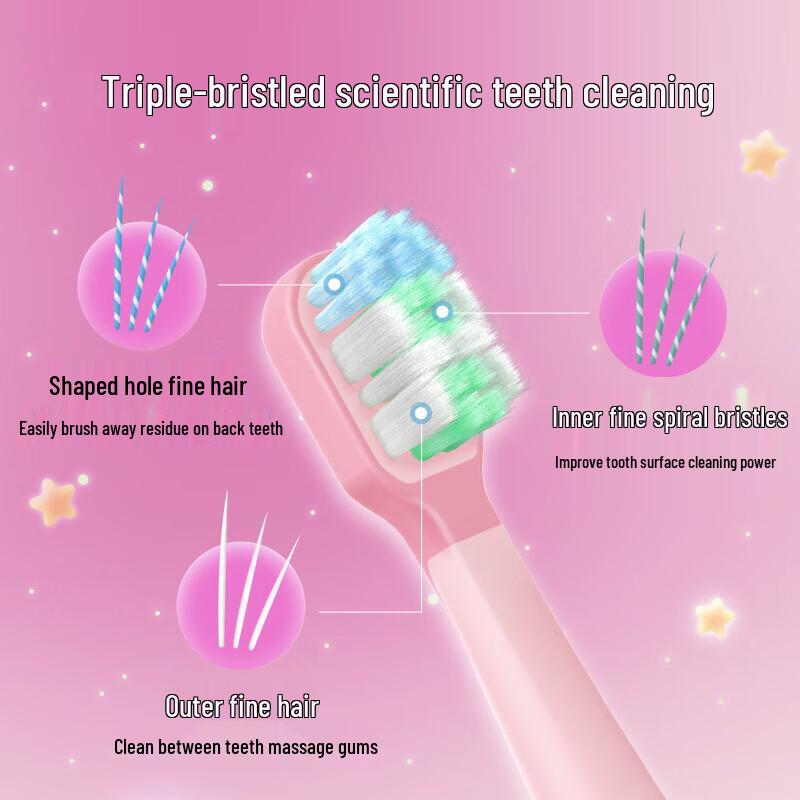 Lion MEGA DREAM Kids Electric Toothbrush Replacement Brush Head (3-12 Yrs)