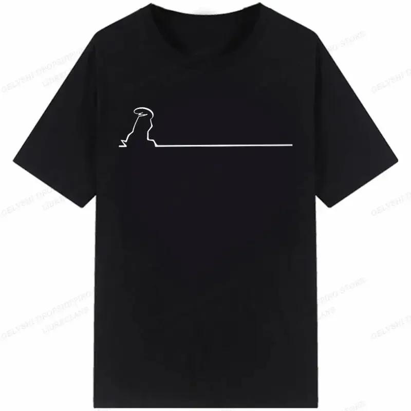 The Line Osvaldo Cavandoli T Shirt Fashion Hip Hop La Linea T Shirt Casual Crew Neck Plus Size T Shirt Women