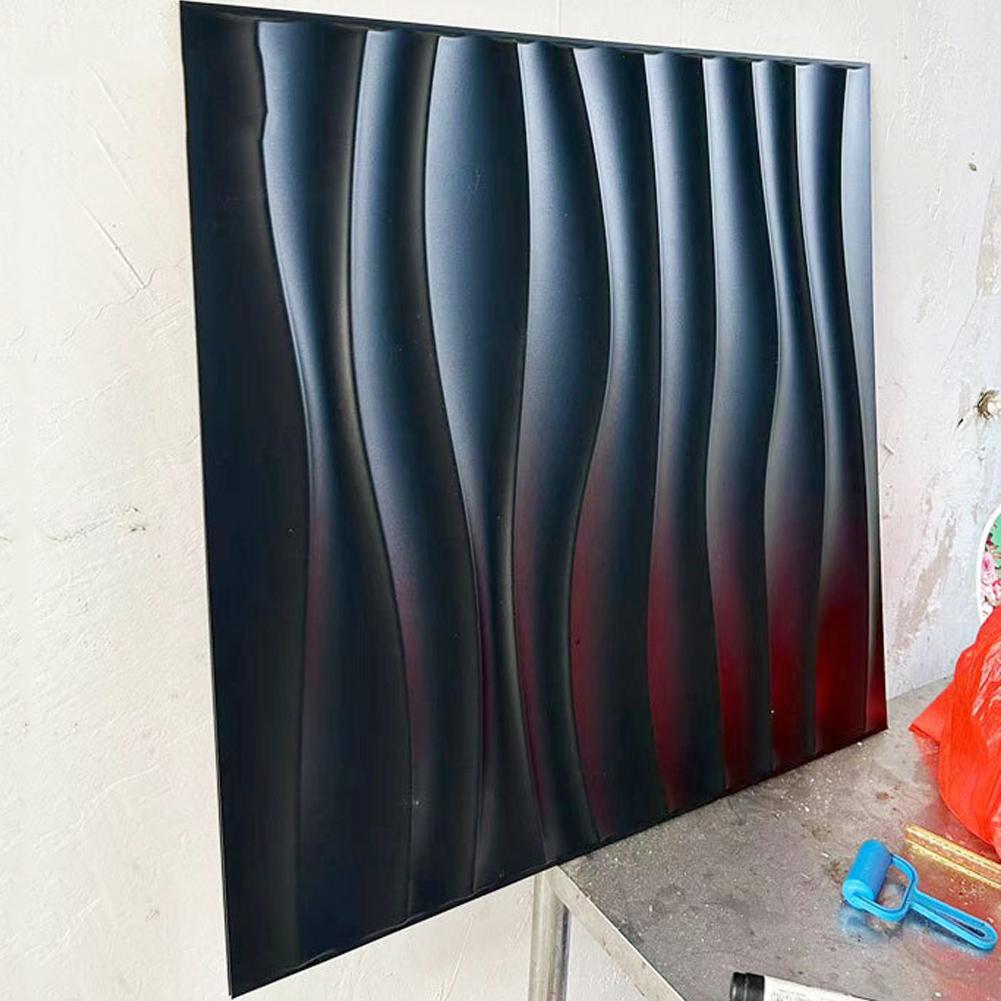 Настенная наклейка с 3D-эффектом 3D-панель для стен 30 см x 30 см 11,81 x 11,81 Огнестойкая Минимальный уход Современный стиль