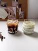 1pc Irregular Circular Glass Cup Office Ice Cream Cold Drink Cups Cafe American Coffee Cups Creative Gifts For Friends Milk Mugs