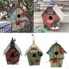 3 шт. Деревенские коттеджи деревянный скворечник Подвесной скворечник Кондо А В D