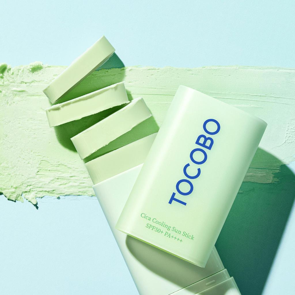 TOCOBO Cica Охлаждающий солнцезащитный стик 18 г SPF50+ PA++++