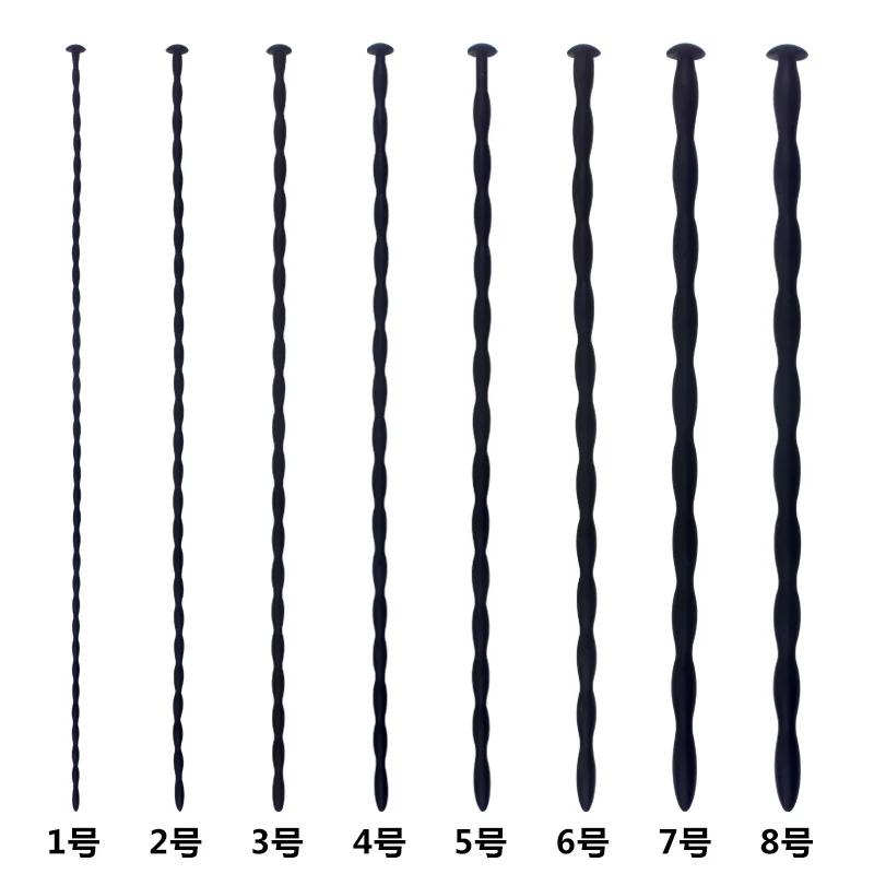 Manyjoy Stainless Steel/Silicone Long Male Urethra Plug Sounds Dilator Penis Plug Stretcher Men Rod Insert Catheter Sex Toy