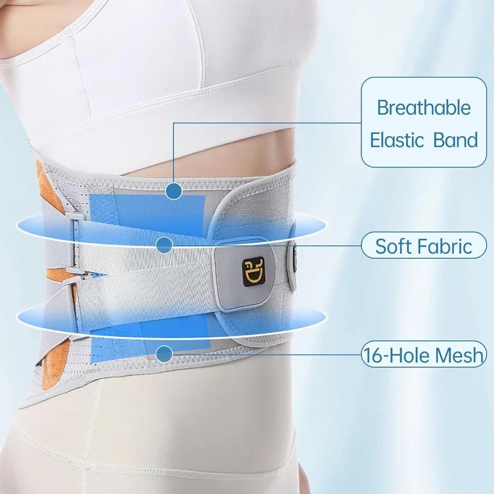 Ergonomic Brace Support Belt Breathable Lumbar Support Belt Waist Braces Belt Posture Support