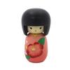 Original Kokeshi Doll Flower Calendar (Camellia) (Prime Minister's Award Winner, Made by Masae Fujikawa) Made In Japan